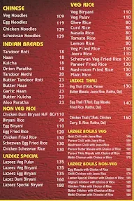 Lazeez Biryani menu 1