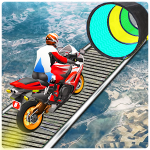 Download Moto Bike Stunt Racing: Impossible Track Game For PC Windows and Mac