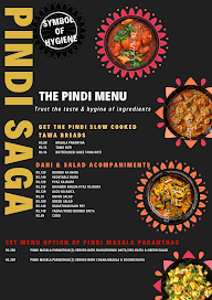 The Pindi Saga menu 2