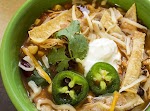 Skinny Slow Cooker Chicken Tortilla Soup was pinched from <a href="http://www.skinnymom.com/2014/01/13/skinny-crock-pot-chicken-tortilla-soup/" target="_blank">www.skinnymom.com.</a>