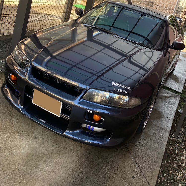 スカイラインのスカイラインざんまい！・スカイラインサイコー！・久々に洗車しました・3月もよろしくお願いします・R33スカイラインに関するカスタム事例の投稿画像2枚目