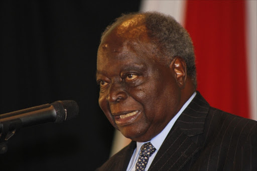 Former president Mwai Kibaki. Photo/Monicah Mwangi