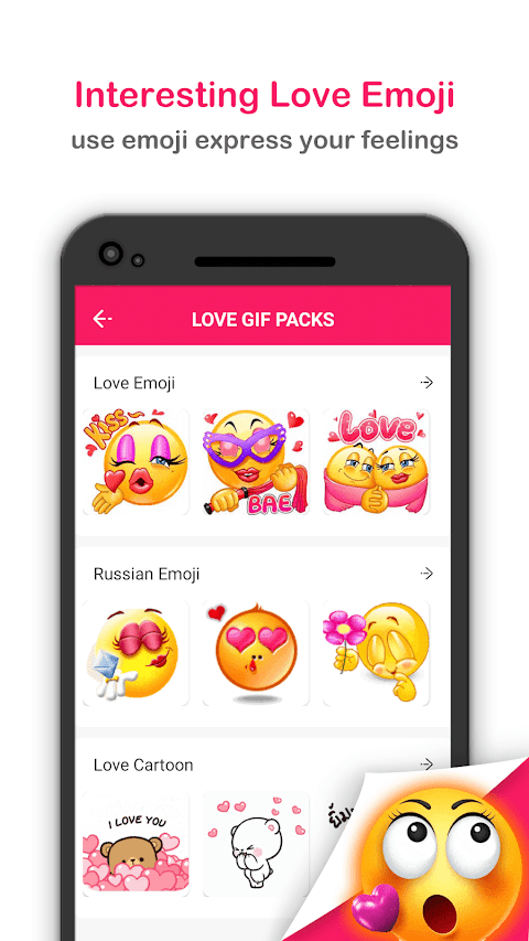 Romantic Gif Stickers For WhatsAppのおすすめ画像3