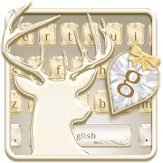 White Gold Theme Keyboard 10001002 Icon