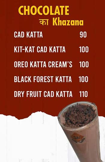 Sai Cafe Katta menu 