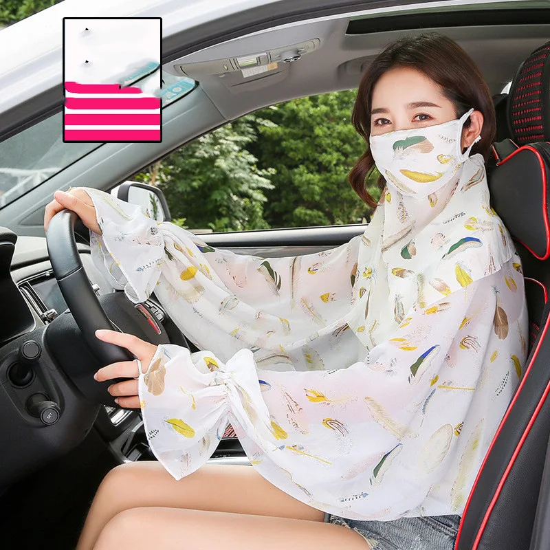 Zonnebrandhandschoenen Dames Zomer Rijden en dun en lang rijden