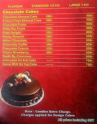 Taj Bakery menu 4