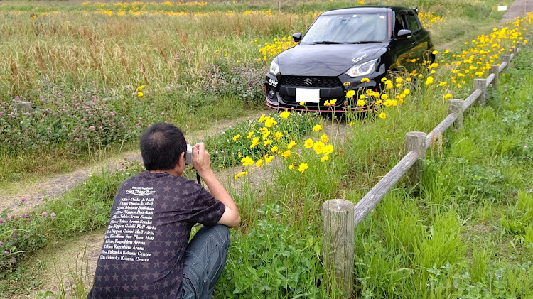 スイフトスポーツのS.H.I.L.I.S.・LEXUS ISF・名車がズラリ・後頭部注意・長崎 平戸 生月に関するカスタム事例の投稿画像6枚目