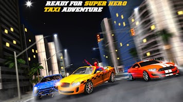 Superhero Car Games Taxi Games Screenshot