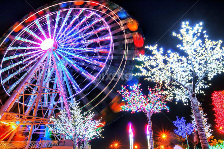 The Rotating Ferris Wheel At Stock Footage Video 100 Royalty Free 1010696786 Shutterstock