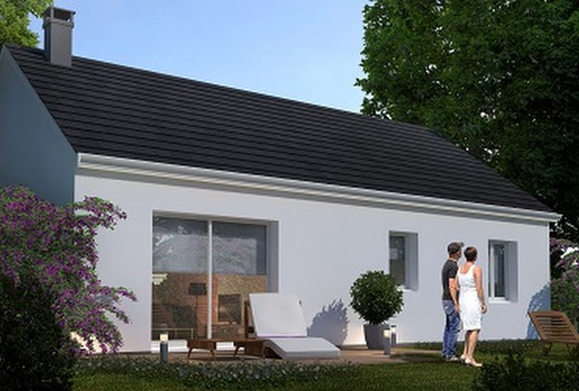  Vente Terrain + Maison - Terrain : 500m² - Maison : 75m² à Moult (14370) 