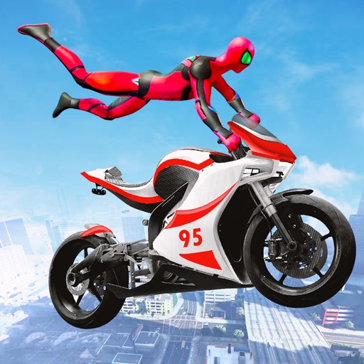 Screenshot Superhero Bike Stunt Racing 3D