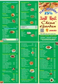 China Garden Nx menu 1