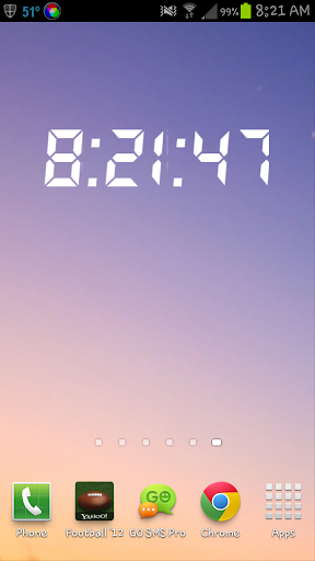 Digital Clock LIVE WALLPAPER