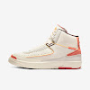 air jordan 2 maison chateau rouge orange sail