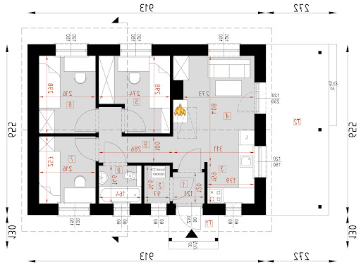 D58 - Ewelina WT2021 - Rzut parteru