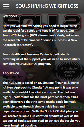 SOULS HR HcG WEIGHT LOSS