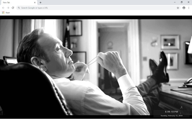 House of Cards New Tab Theme