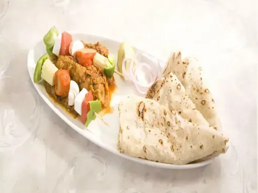 Veg Kathi With3-Roomali Roti