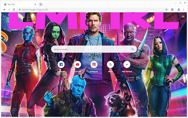 New Tab - Guardians of the Galaxy