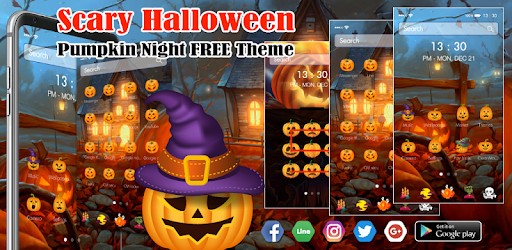 Scary Halloween Pumpkin Night Free Theme Google Play のアプリ