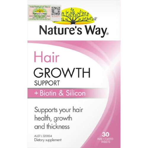 Nature's Way Hair Growth support + biotin & silicon