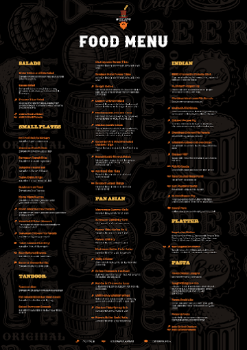 Brother Barley Brewing Company menu 