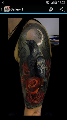 Raven tattoo