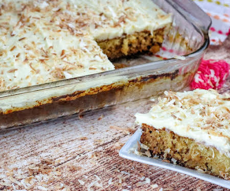 Try not to eat this incredibly moist pineapple cake in a day. It has a tropical feel and tastes like summer.