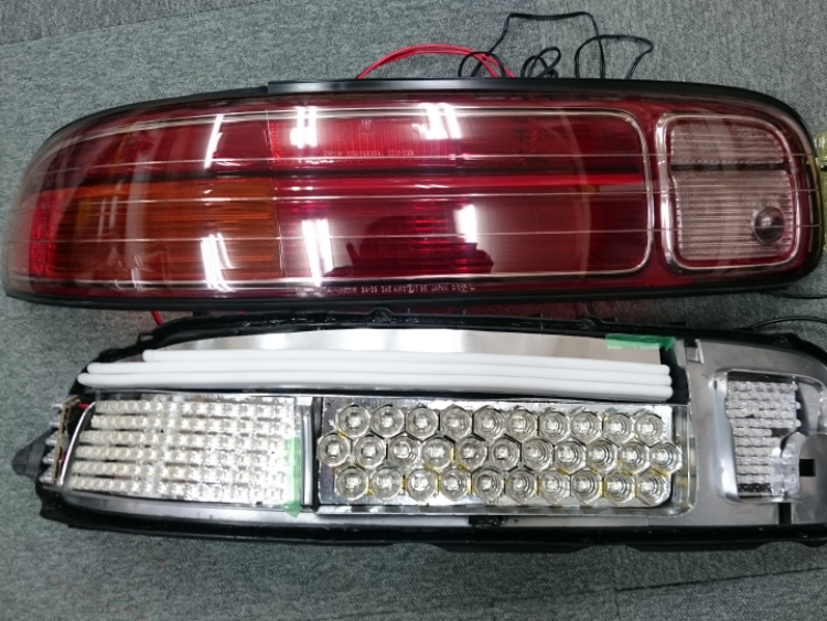 ソアラのLEDテール自作に関するカスタム事例の投稿画像1枚目