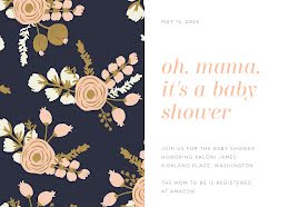 It's a Baby Shower - Baby Card item