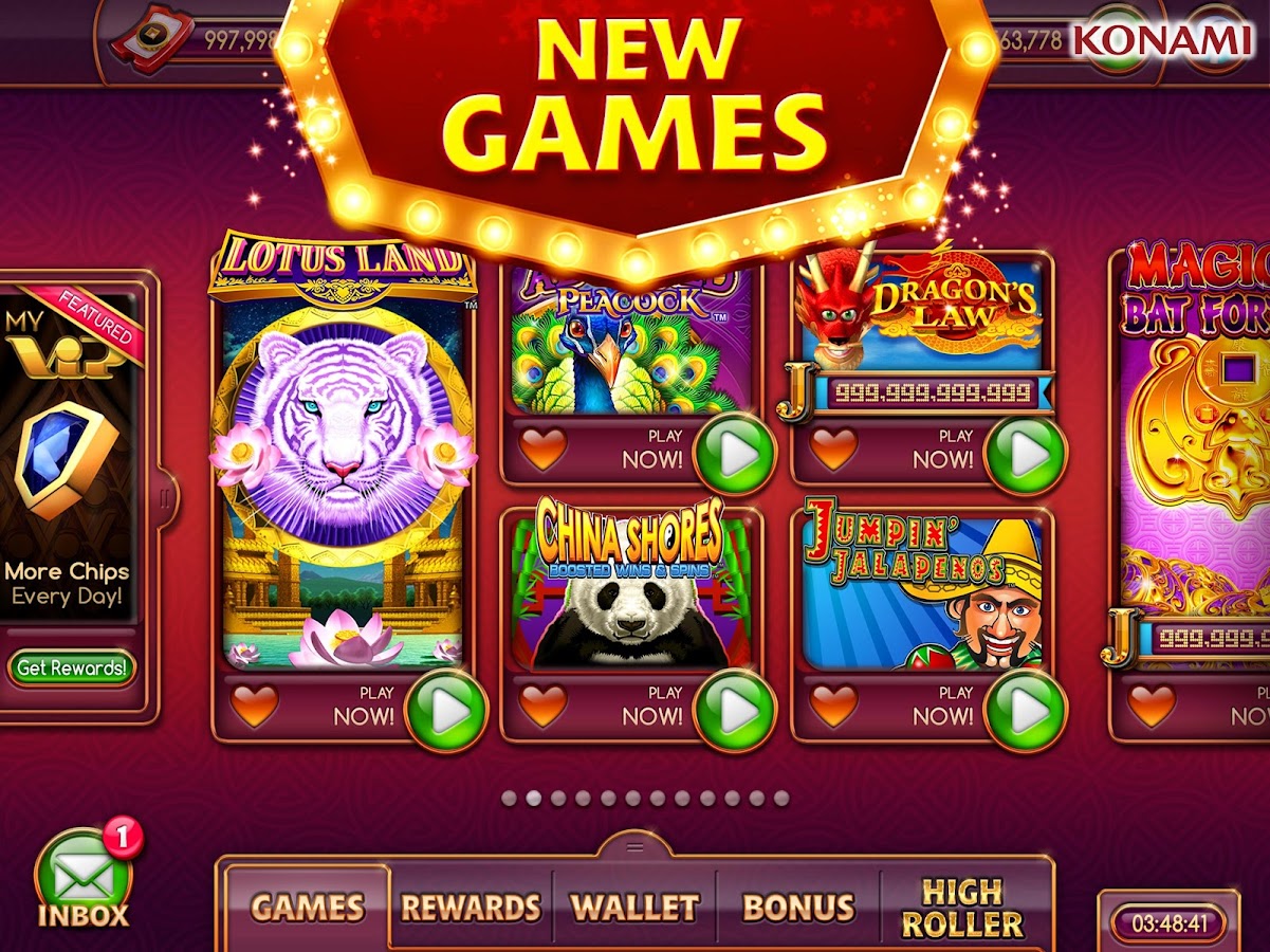 Free konami casino games online