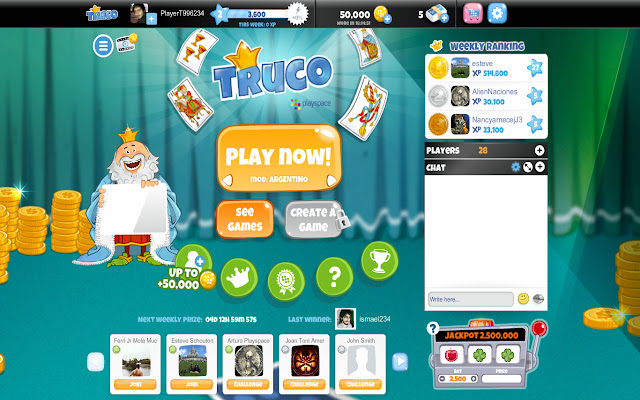 Truco Playspace chrome extension