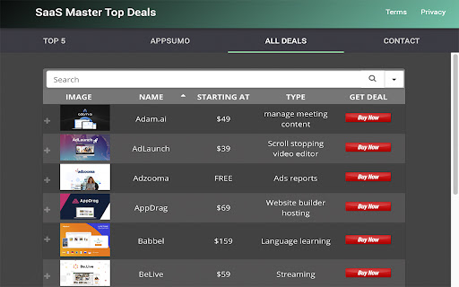 SaaS Master Lifetime Deals