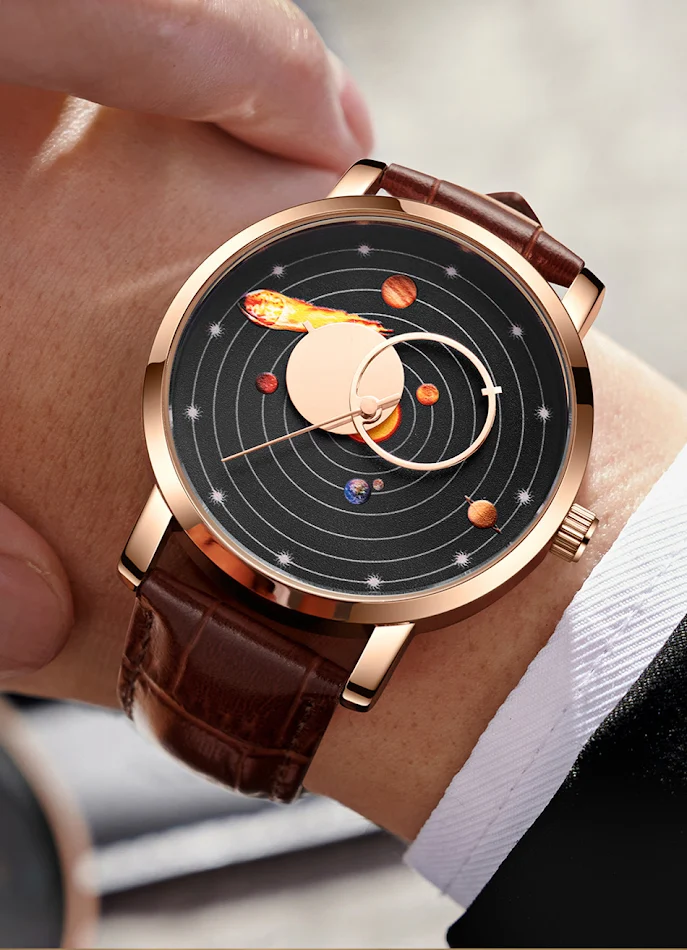Classic Small and Simple Casual Quartz Leather Strap Watch, Waterproof, Trendy Design, Perfect for Everyday Wear and Sty