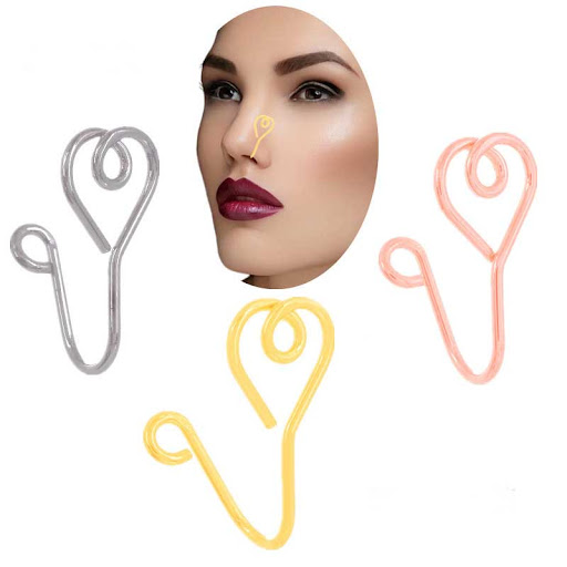 Title 3, U-shaped Copper Plated Gold Plated Nose Ring Se...