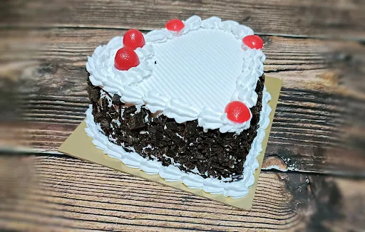 Mini Black Forest Heart Cake [ Eggles 350Gms]