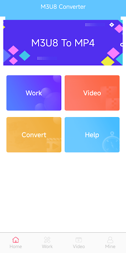 Screenshot Video Converter - M3U8 to MP4