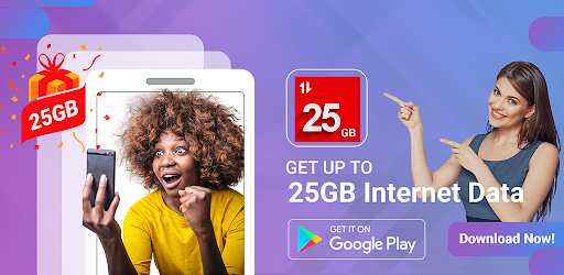 Daily 25 GB Internet Data App