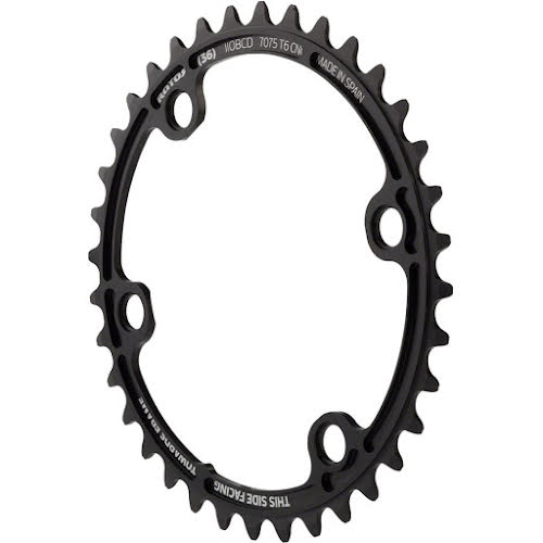 Rotor noQ 110x4 Asymmetric BCD Round Chainring: 34t for use with 50t