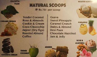 The Fruit Creamery menu 1
