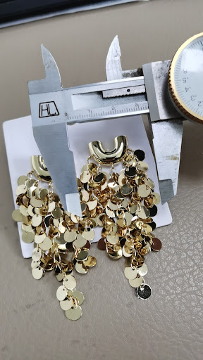 Title 13, Exaggerated Sequined Tassel Earrings Womens De...