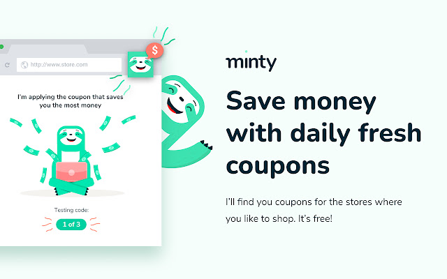 Minty: A fresh way to shop chrome extension