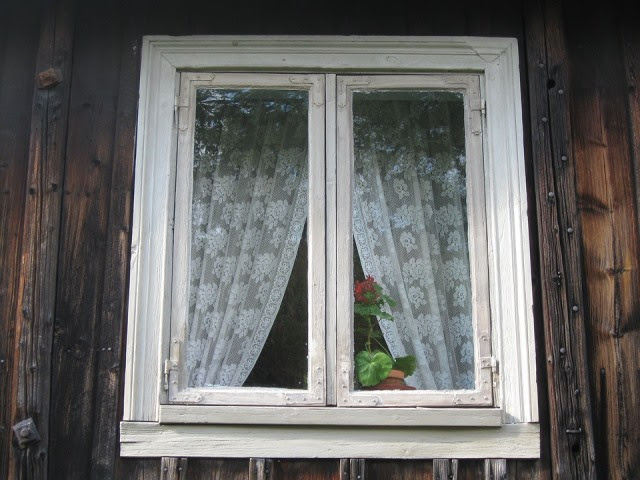 Window, House, Curtains, Architecture