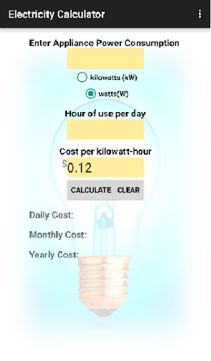 Electricity Calculator