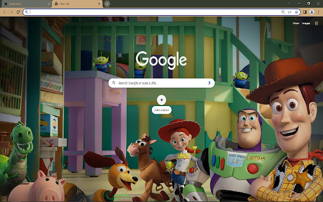 Toy Story Browser Theme chrome extension