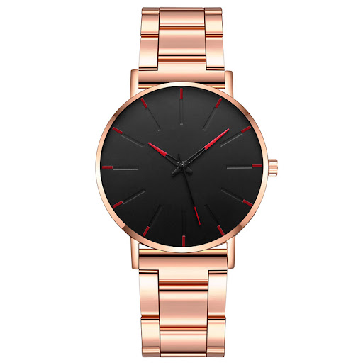 Title 1, Mens Casual Business Ultra-Thin Stainless Stee...