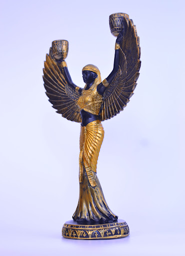 Title 1, Egyptian Goddess Sculptured Ornaments, Modern M...