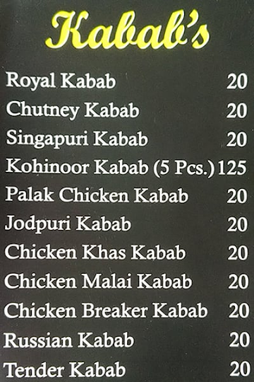Mini Pakwan Dry & Fry menu 