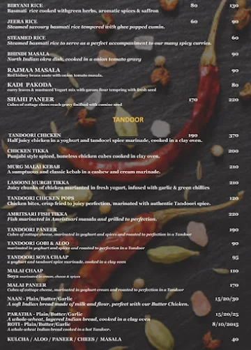 The Spicy River Rishikesh menu 